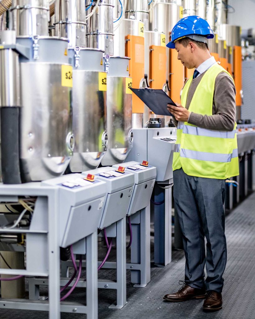 Tech Guy Checking Further Processing